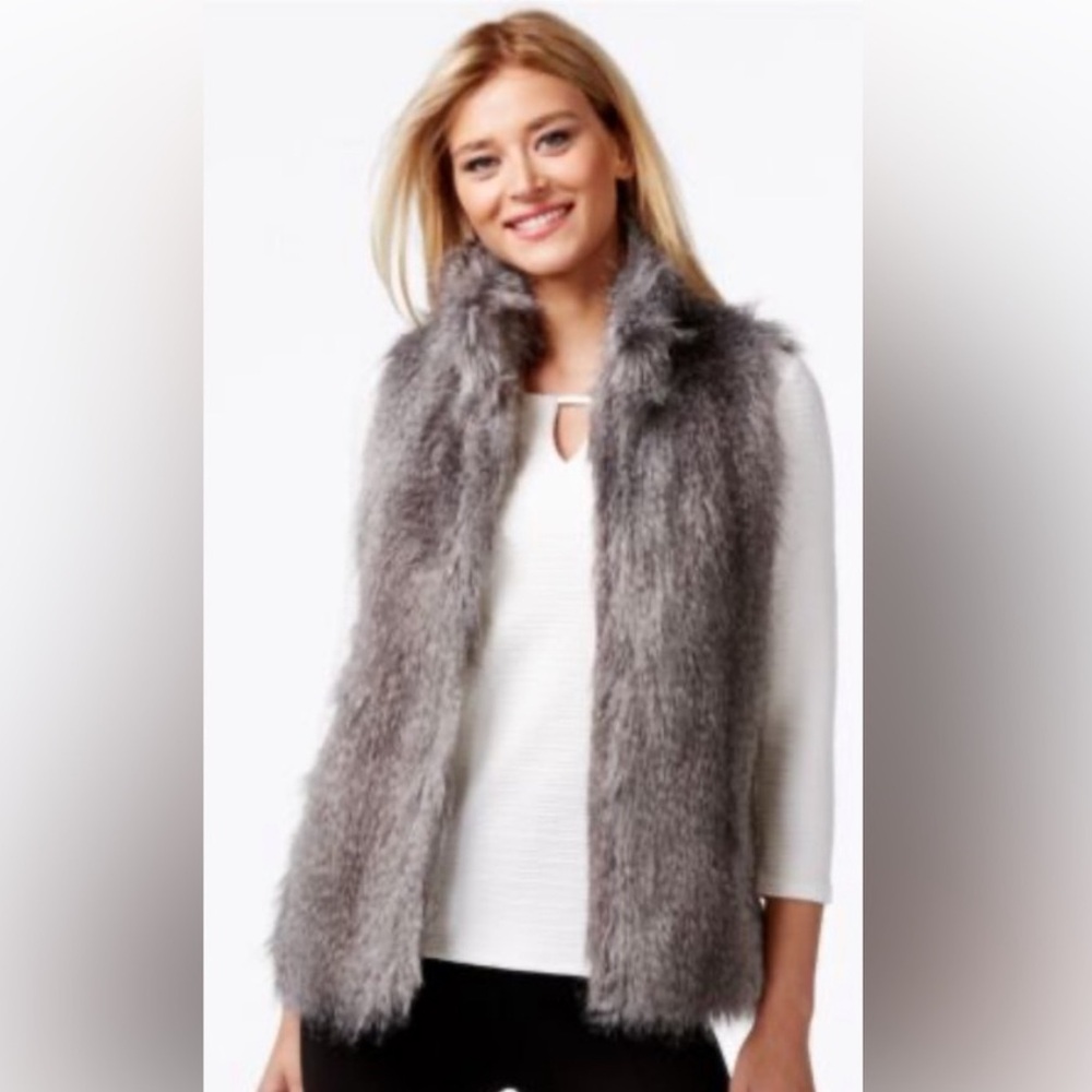 Calvin Klein Faux Fur Vest